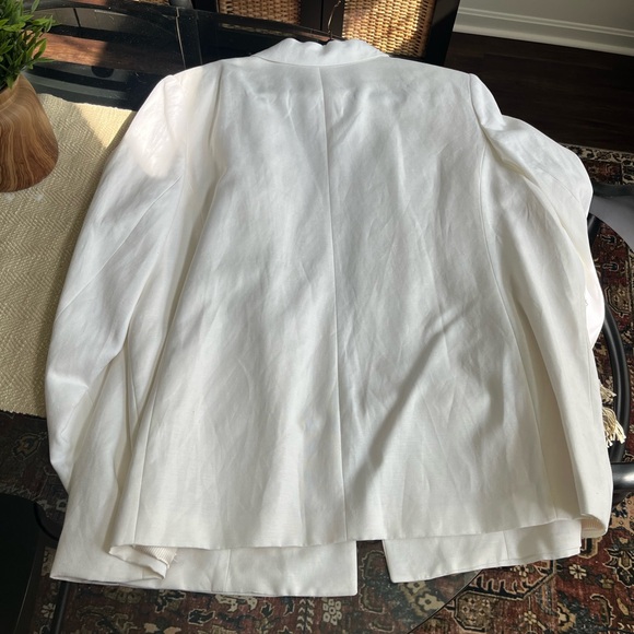 Calvin Klein women’s white blazer size 24 - Picture 4 of 4